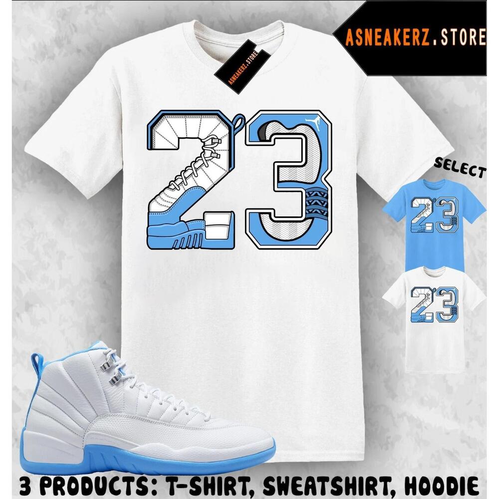 Shirt Matching Aj 12 Melo Denver Nuggets Match Sneaker Retro Number 23 T-Shirt